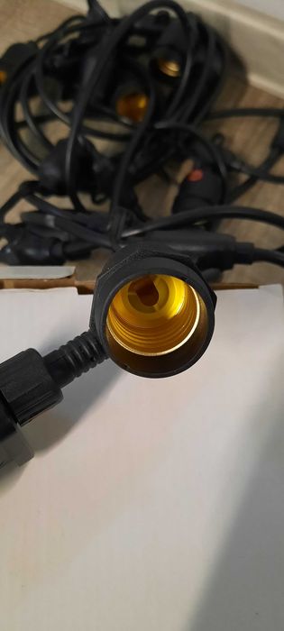 Girlanda 5m na żarówki E27 LED sznur zasilacz 24V 6W 27V