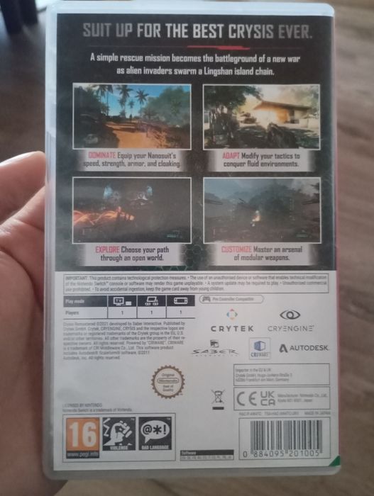 Crysis Remastered Nintendo Swich