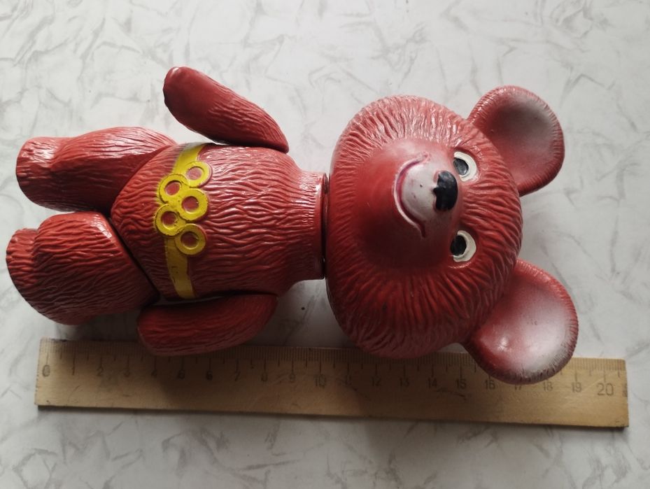 Игрушки кроватка дедушка бабушка птичка Олимпийский Мишка СССР