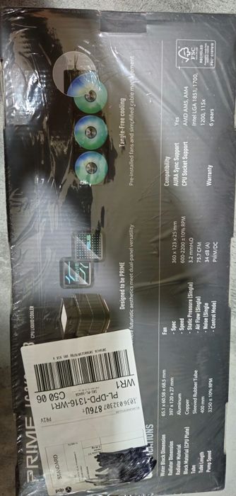 asus prime lc 360 argb – nowe 360mm aio – okazja