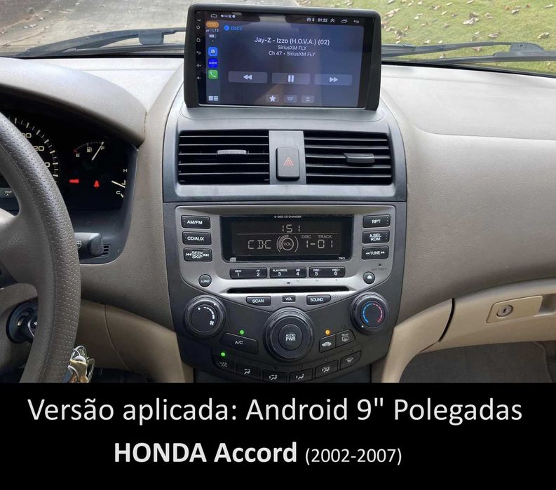 (NOVO) Rádio 2DIN • HONDA Accord • (2002 a 2012) • Android [4+64GB]