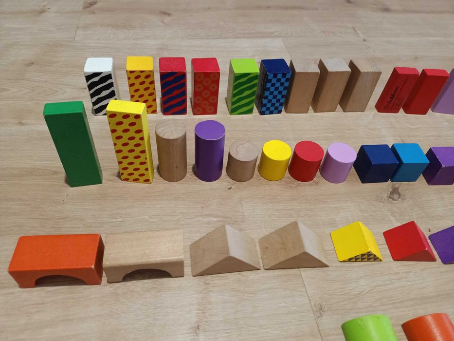Klocki drewniane dla dzieci