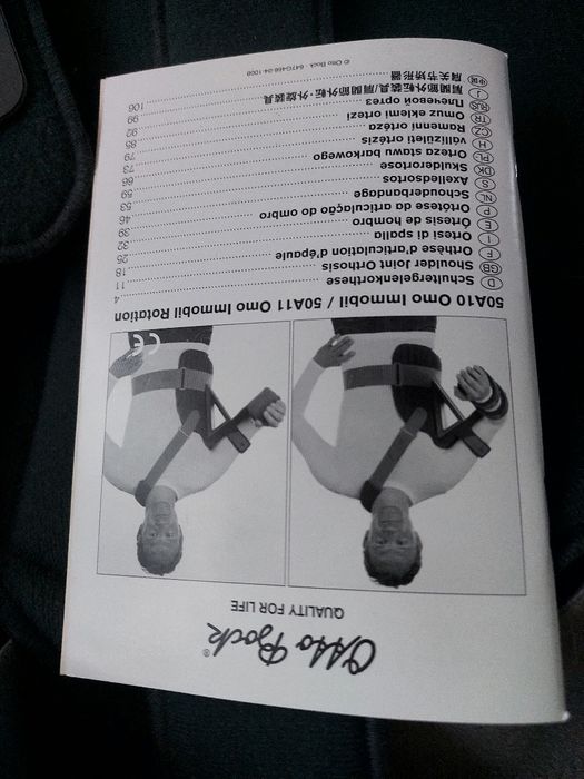 Orteza na rękę prawa