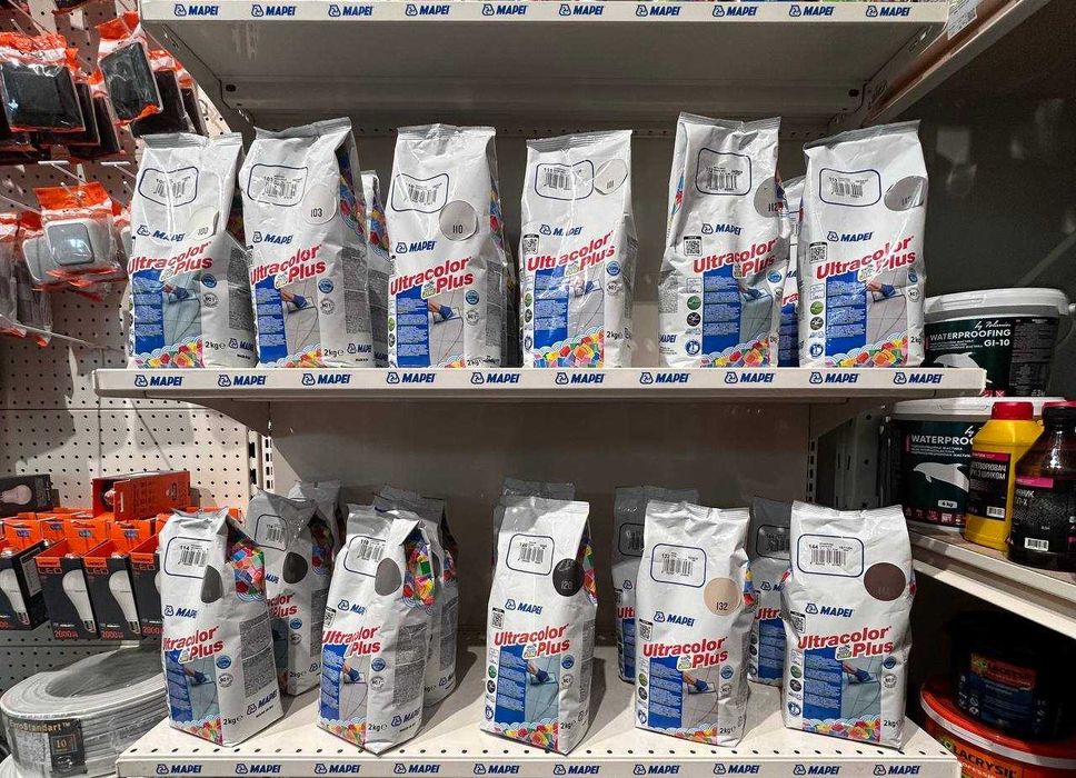 Затирка для плитки, Фуга Mapei Ultracolor Plus