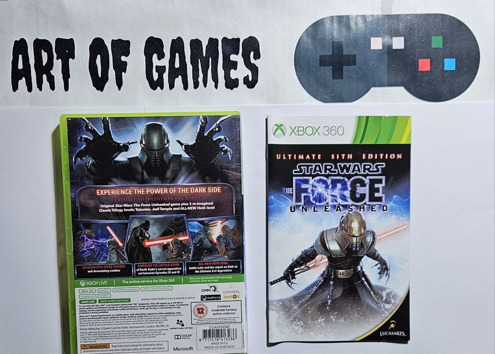 Star Wars The Force Unleashed Ultimate Sith Edition  Xbox 360 Komplet