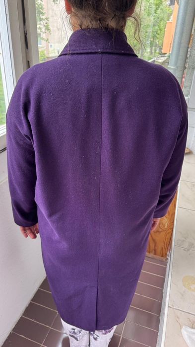 Plaszcz ciemny fiolet medicine xl