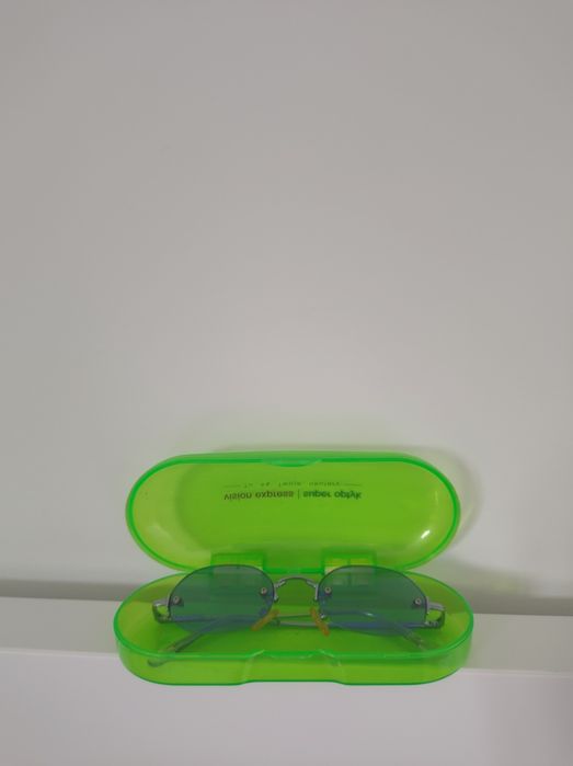 Vision Express błękitne srebrne męskie/unisex okulary przeciwsłoneczne