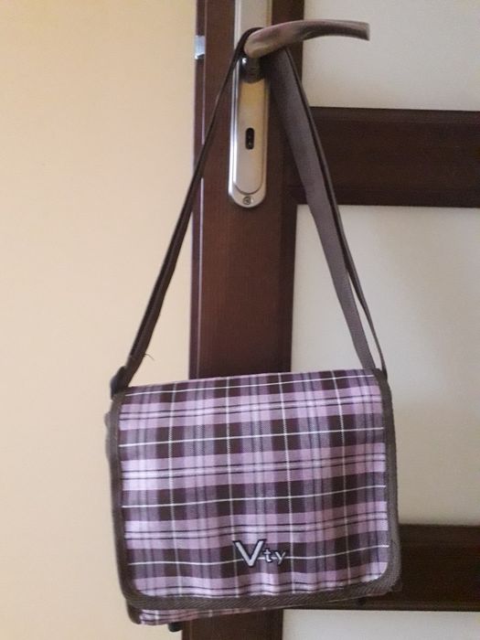 Torba młodzieżowa w kratę