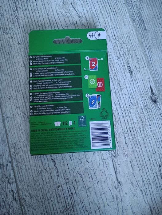 Gra karciana UNO FLEX.