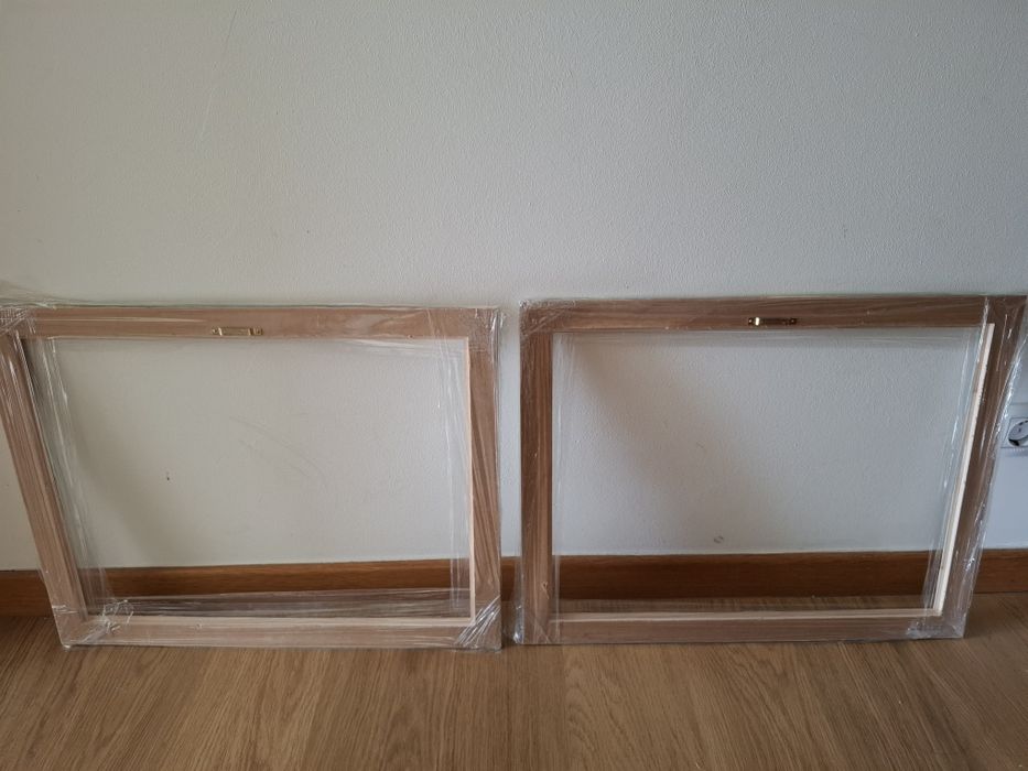 2 molduras de madeira usadas