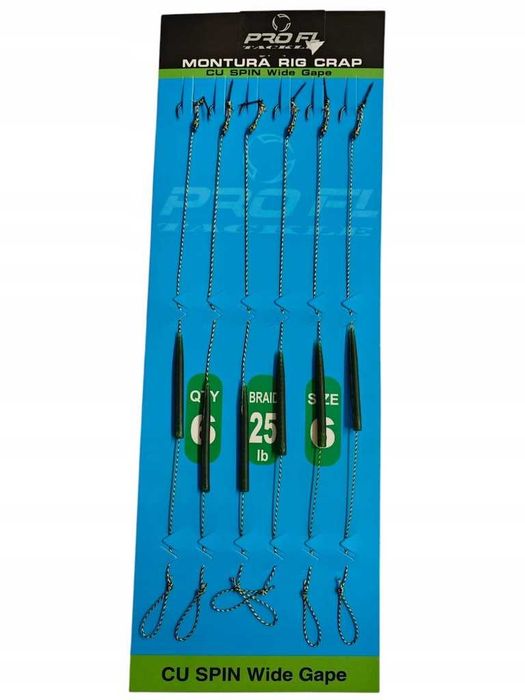 Przypon karpiowy 6 szt hak6 z igłą 64-2518