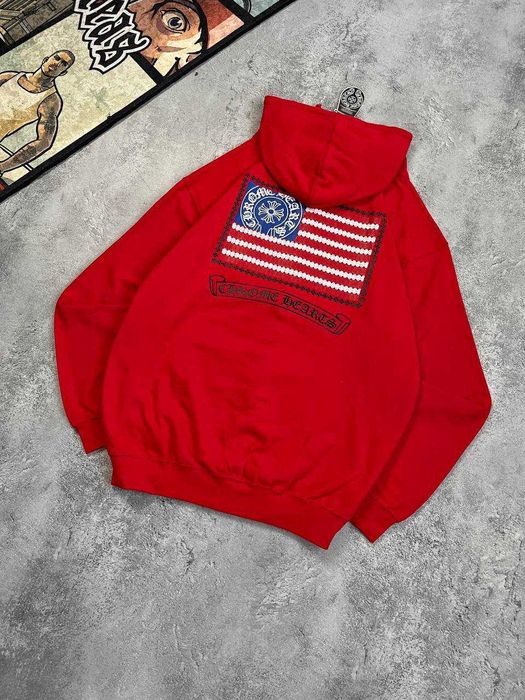 Оверсайз Зіп-Худі Chrome Hearts | Кофта Хром Хартс (Хром Хардс)