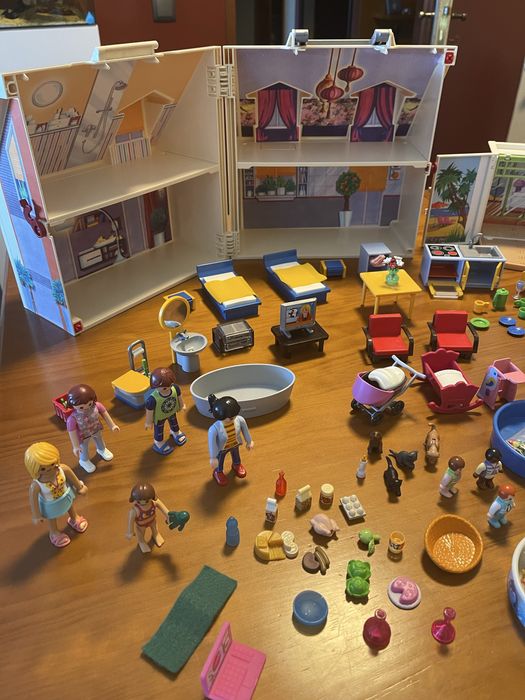 Maleta casa bonecas playmobil