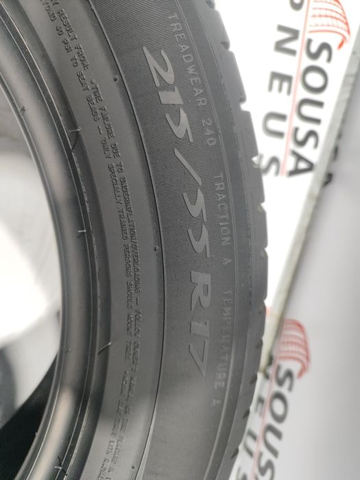 110 Euros 2 pneus semi novos 215-55R17 Michelin - Oferta dos Portes