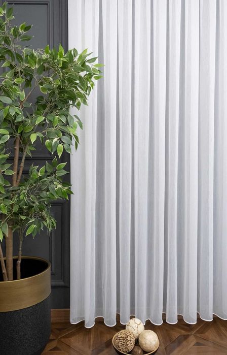 Тюль Бамбук Однотонный