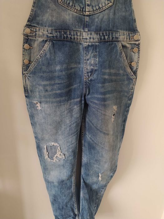 джинсовий комбінезон Zara denim С-М ідеальний стан