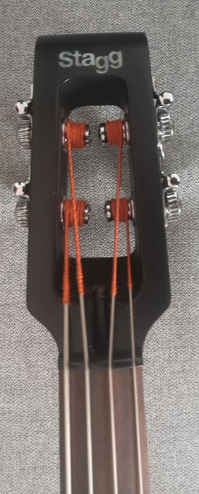 Stagg Electric Double Bass, Honey, 3/4.