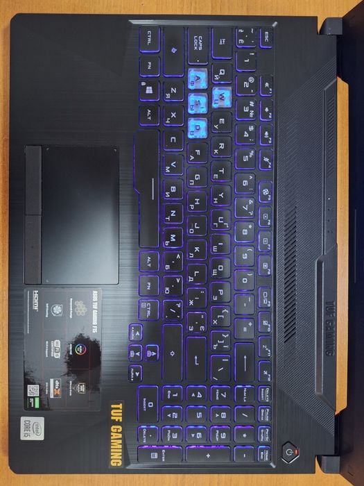 Asus TUF Gaming F15 FX506LI i5-10300H GTX 1650 Ti 4Gb DDR4 16Gb SSD 512Gb