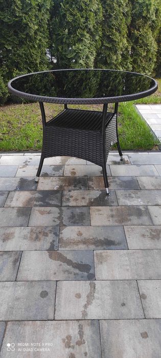 Stół ogrodowy z technorattanu