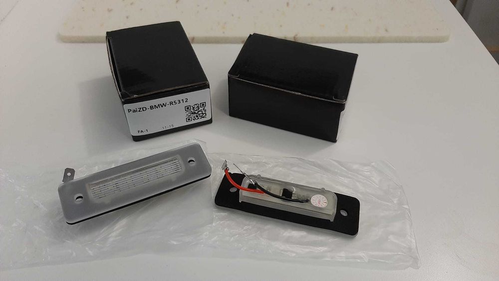 BMW E30 Luzes LED para chapa de matricula