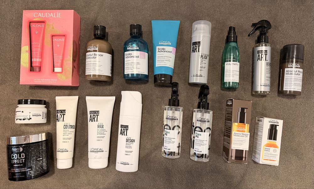 Produtos loreal & Caudalie & avani