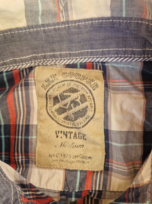 Koszula w kratę - Lee Cooper - krótki rękaw - M