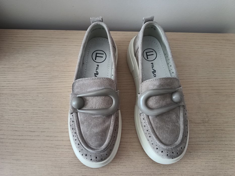 Zamszowe mokasyny Filippo 36