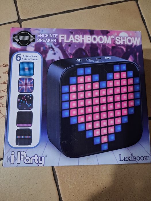 Lexibook Głośnik Bluetooth iParty Flashboom Show