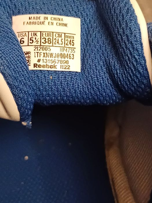 Buty sportowe Reebok rozmiar 38
