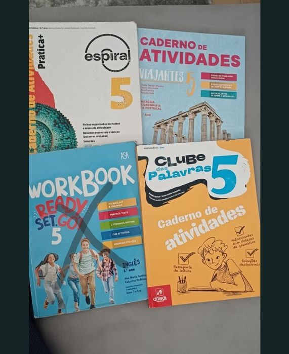 Manuais e Cadernos de atividades .º ano