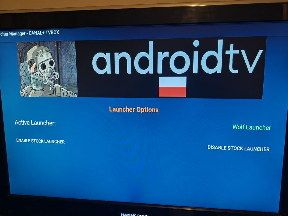 Canal+ BOX 4K, tuner DVB-T2 HEVC, Android TV ,Najnowszy launcher WOLF!