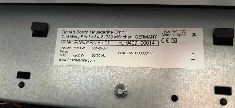 Płyta indukcyjna Bosch PIN651F27E/01