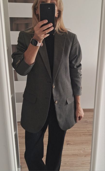 Marynarka bawełna len unisex Dressmann
