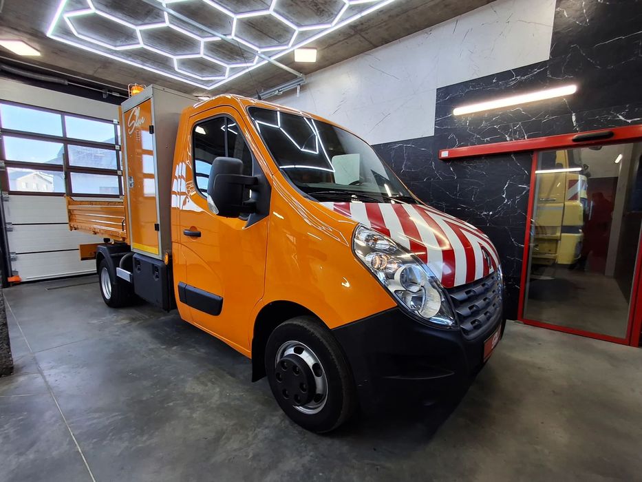 Renault Master 150 DCI Wywrotka Wywrot Kipper Na Bliźniaku Koła Podwójne Szafka Serwisowa Hak Moc 150 KM 2012 Rok 3 Metry Paka  Sprowadzony Faktura VAT