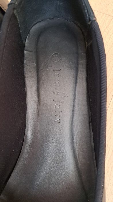 Czarne baleriny balerinki damskie Jenny Fairy rozm. 37