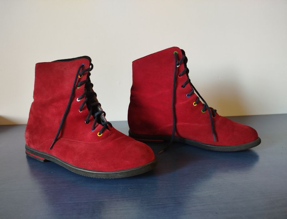 Damskie buty sznurowane za kostkę 37/23,5cm