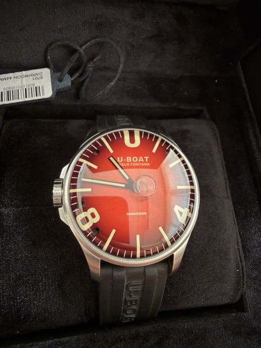 U-Boat Darkmoon 44 mm Red Soleil Ref. 8701. Full Set. Stan bardzo dobry