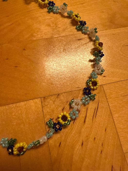 Śliczny naszyjnik handmade z koralików