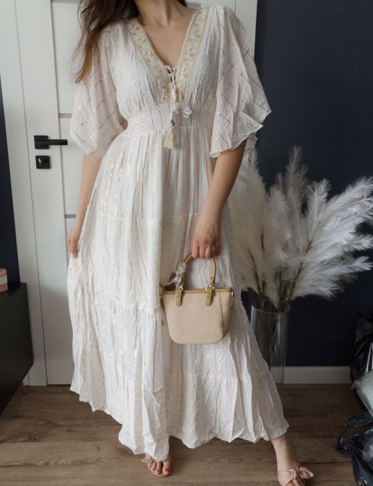 Śliczna kobieca sukienka boho M-3xl