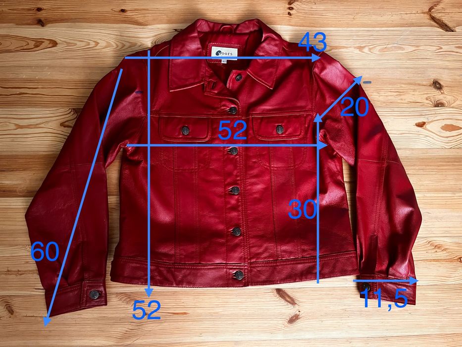 Стильна шкіряна куртка піджак