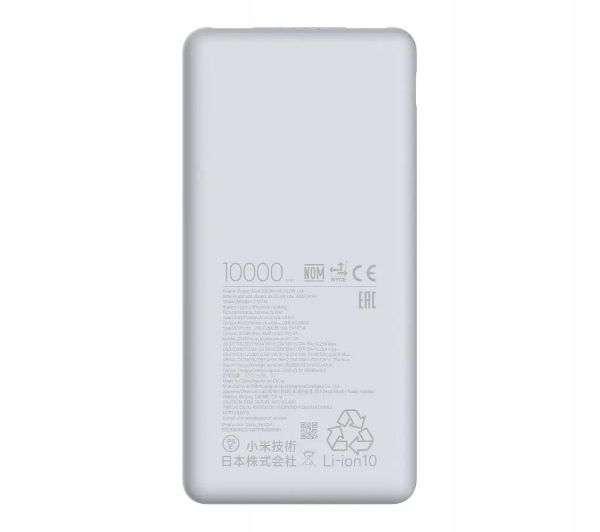 Xiaomi Power Bank 10000Mah 22,5W Lite P16Zm Gris Claro Mi Powerbank 2Xusb 1X Usb C