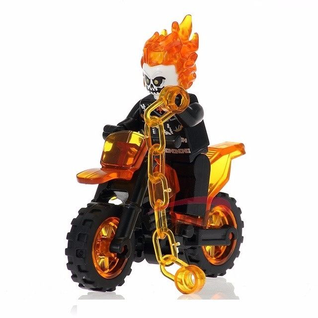 Figura tipo Lego com veiculo - figuras diferentes fotos seguintes