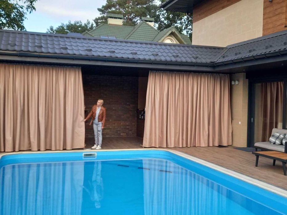 Вуличні Штори Оутдор, в Альтанку на Терасу! Водостікі!