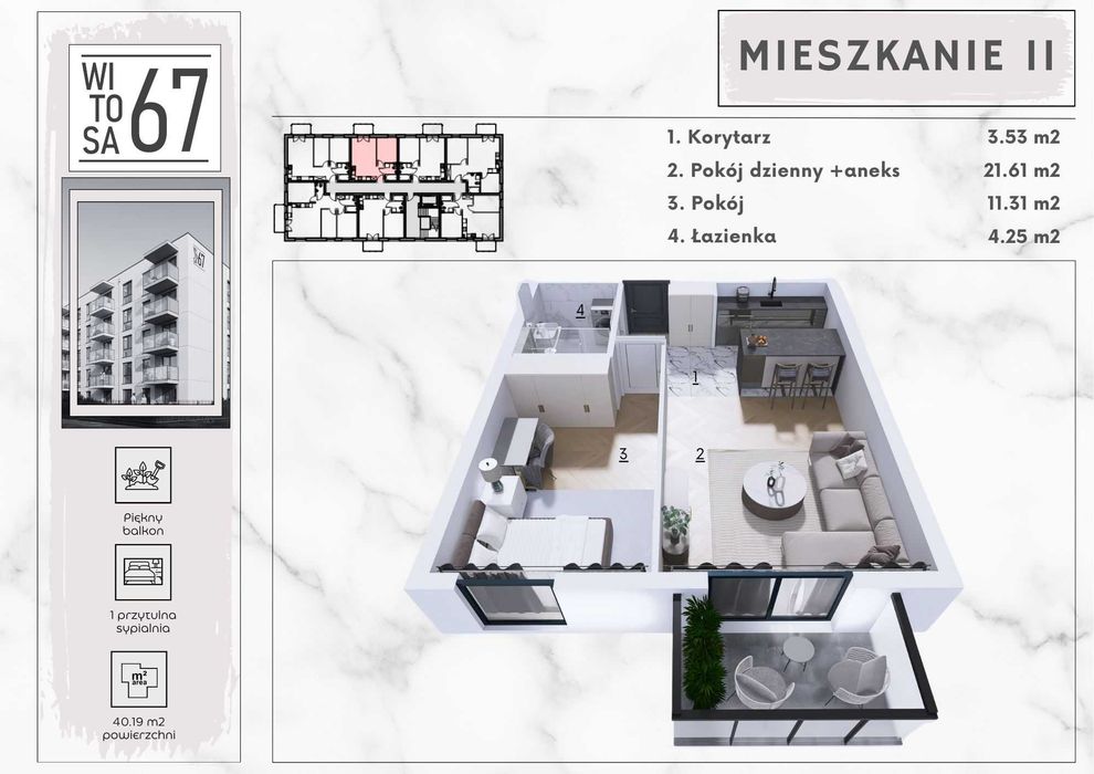 Witosa 67 - Komfortowe mieszkania w sercu Ciechanowa