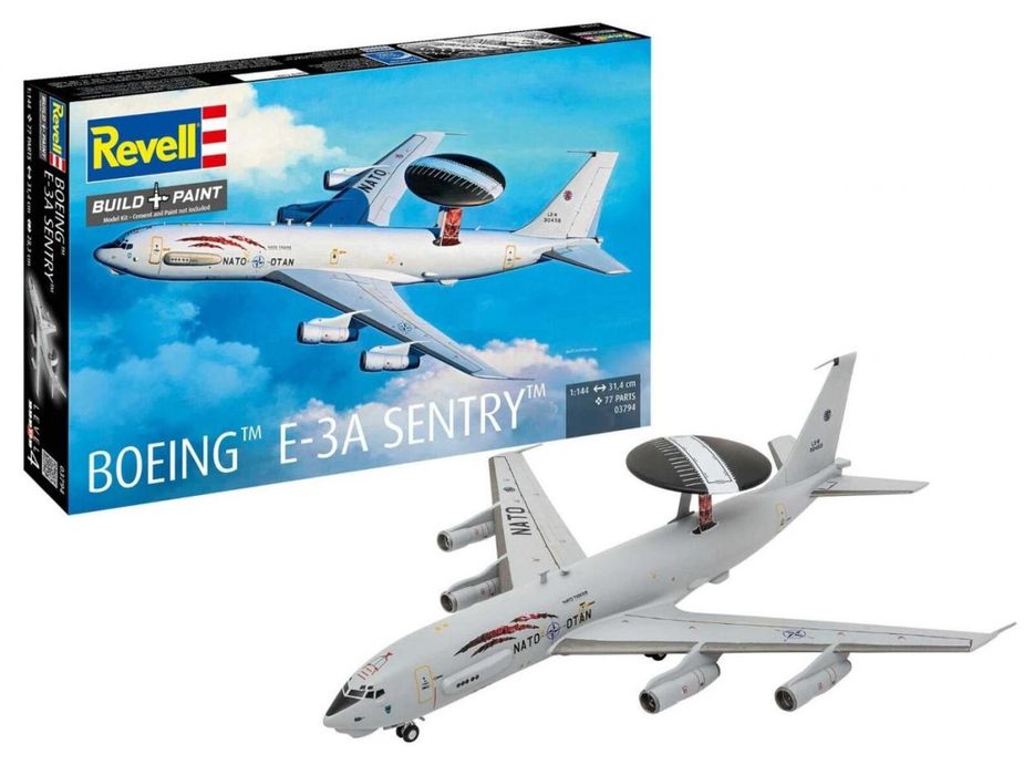 Boeing E-3 Sentry Revell oprawa: pudełko