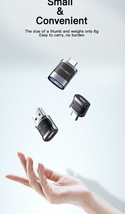 Adapter USB przejściówka 3 rodzaje