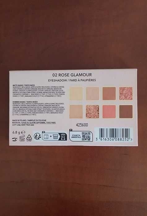 Cienie do powiek Bourjois paletka Rose Glamour 02