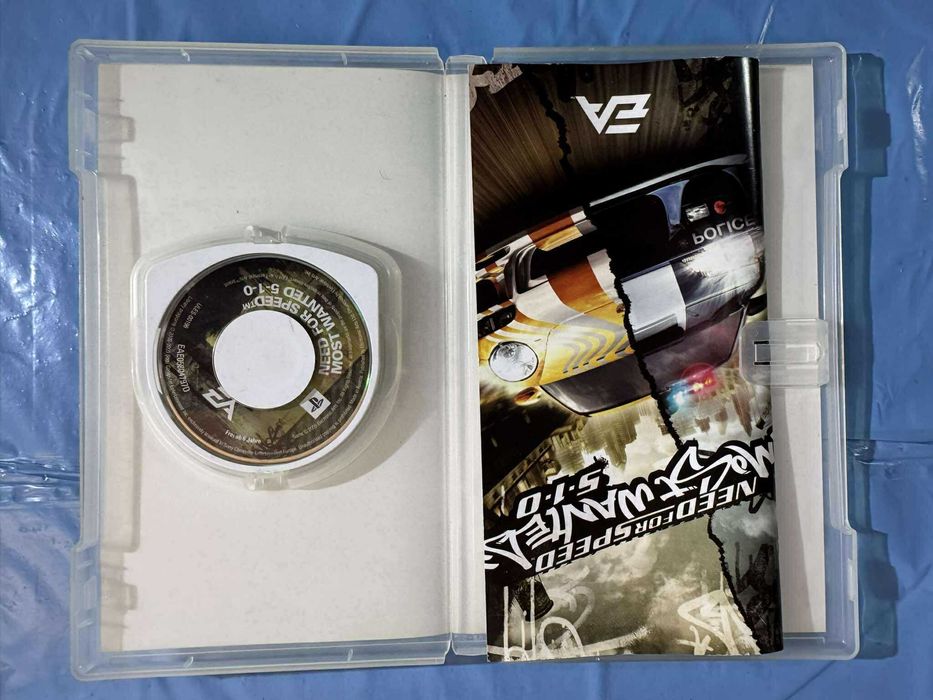 Need for Speed Most Wanted 5-1-0 PSP – Essentials, UMD + instrukcja, jak nowa
