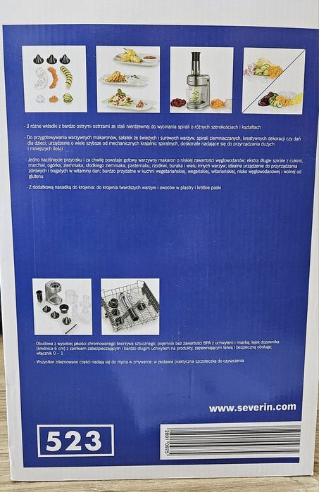 Elektryczna krajalnica do warzyw Severin