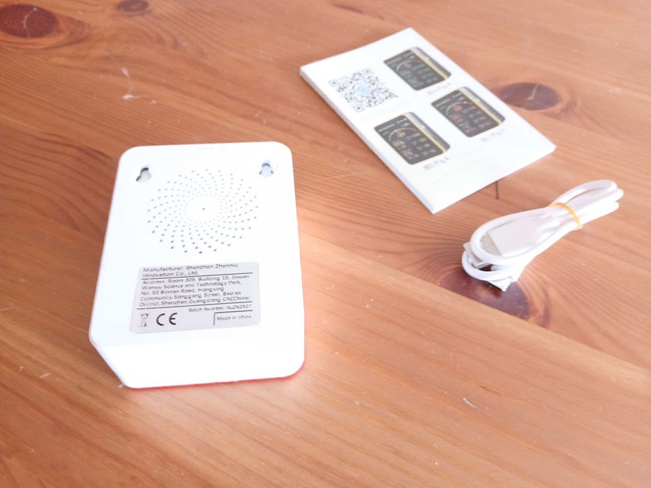 WEB WI-FI - Monitor da Qualidade do Ar c/ vários Alarmes e AQI